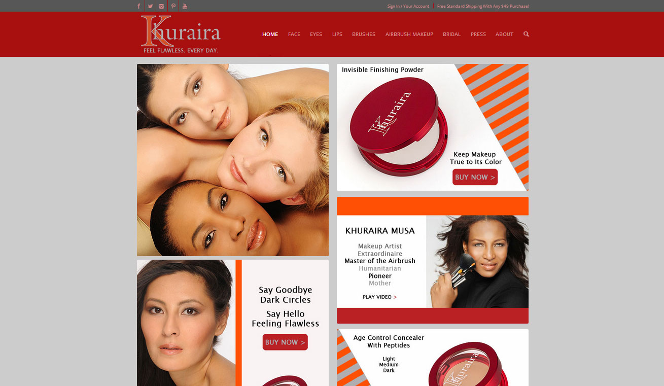 Khuraira HD Airbrush Foundation - Khuraira Cosmetics