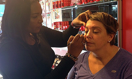 Makeup done by Khuraira