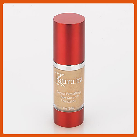 The Khuraira Cosmetics foundation has a patented anti-aging formula to help regenerate photo-aged skin.